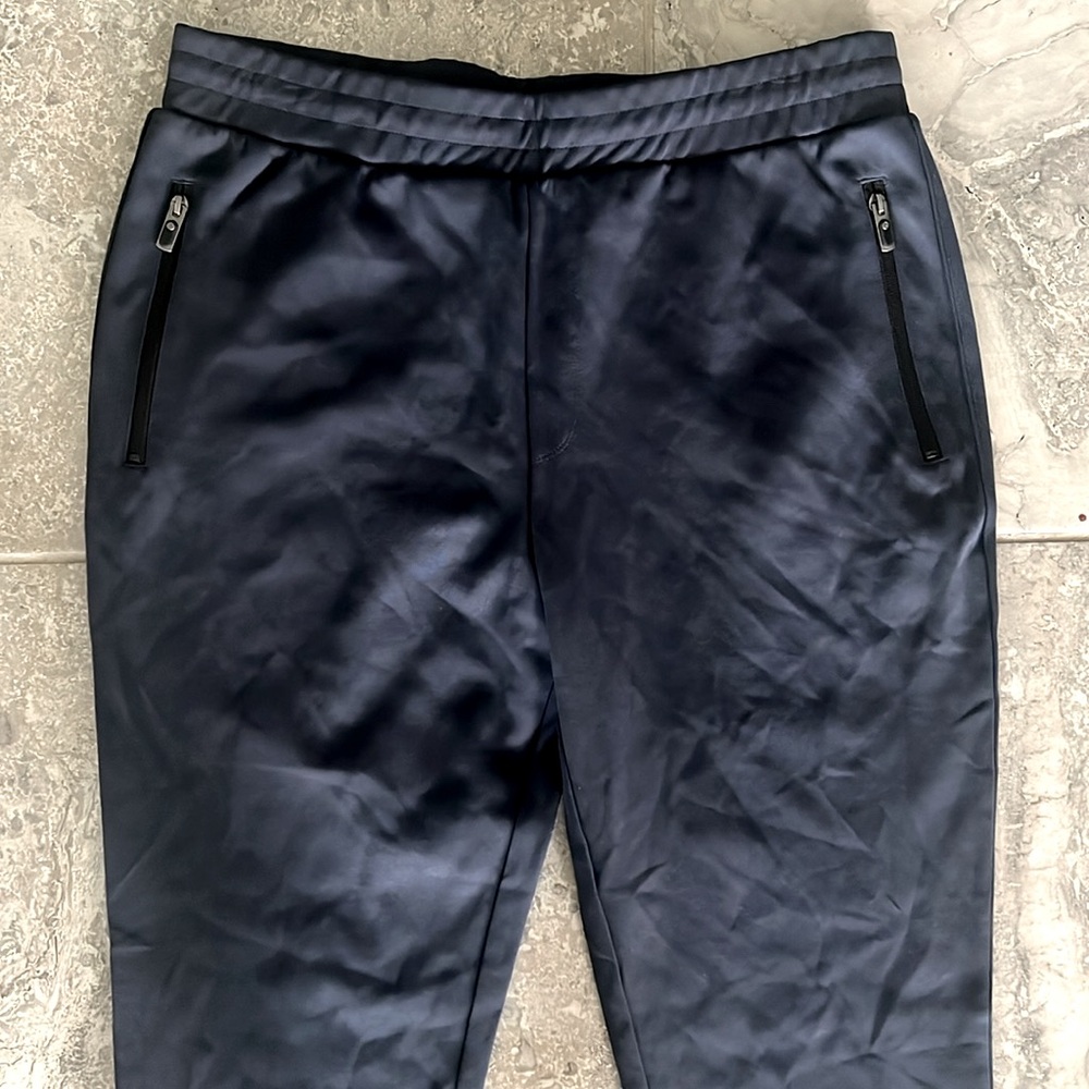 Michael Kors Mixed Media Track Pants in Midnight Blue, NWT, Size L - Picture 5 of 10